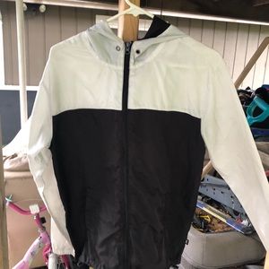 Beautiful Giant Mens Hooded Windbreaker Zip Jacket